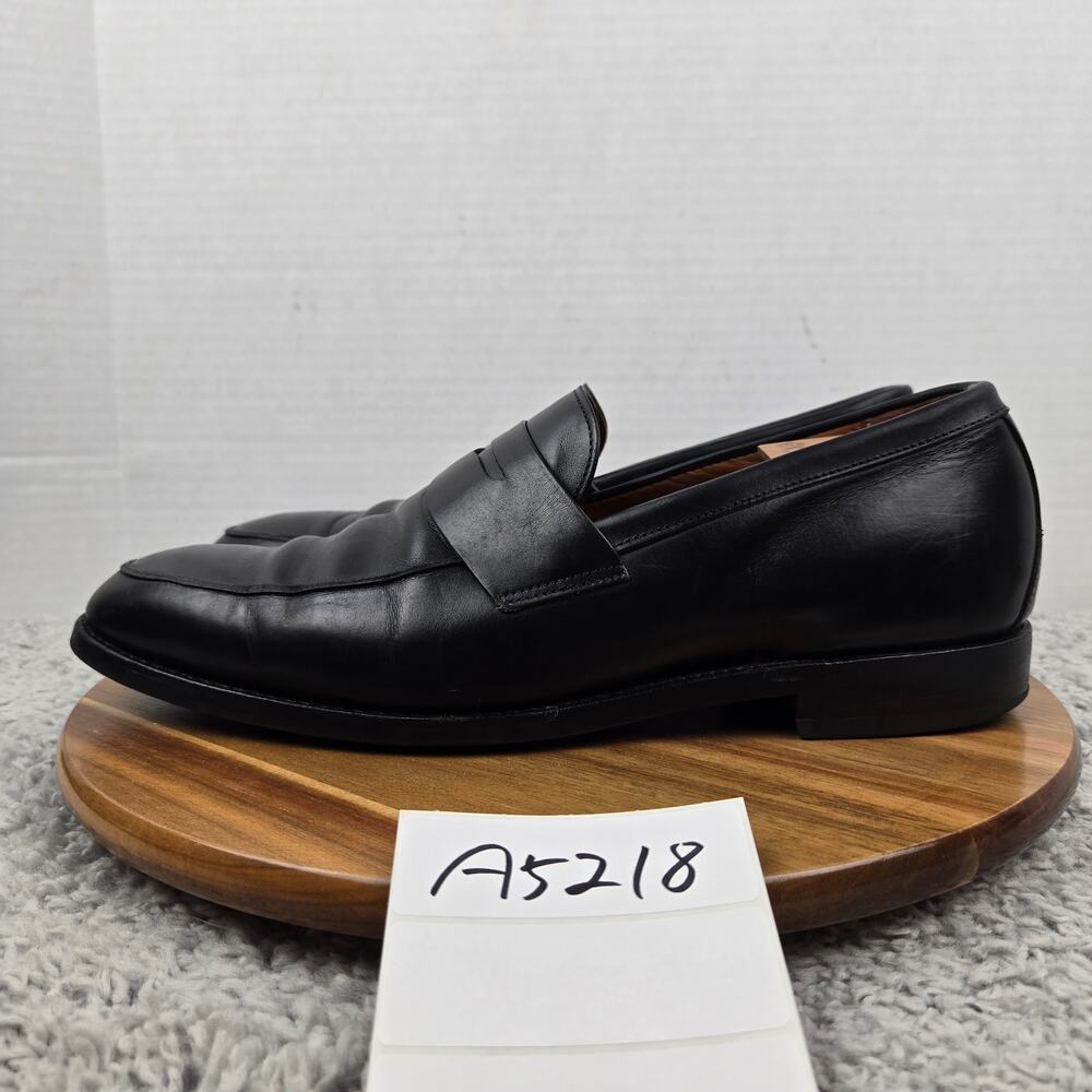 Allen Edmonds Mens 11.5D Presidio Black Leather Casual Office Pinch Penny Loafer